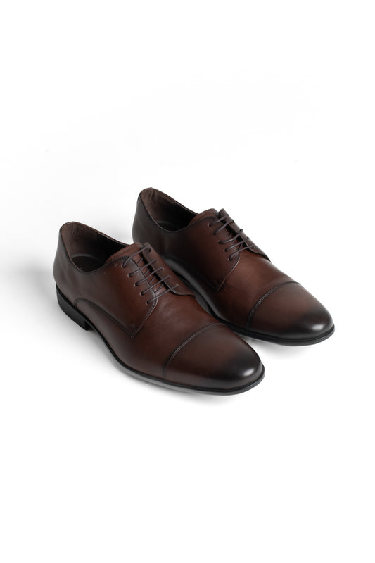 Sapato Social Amarrar Finioil - Marrom Avermel