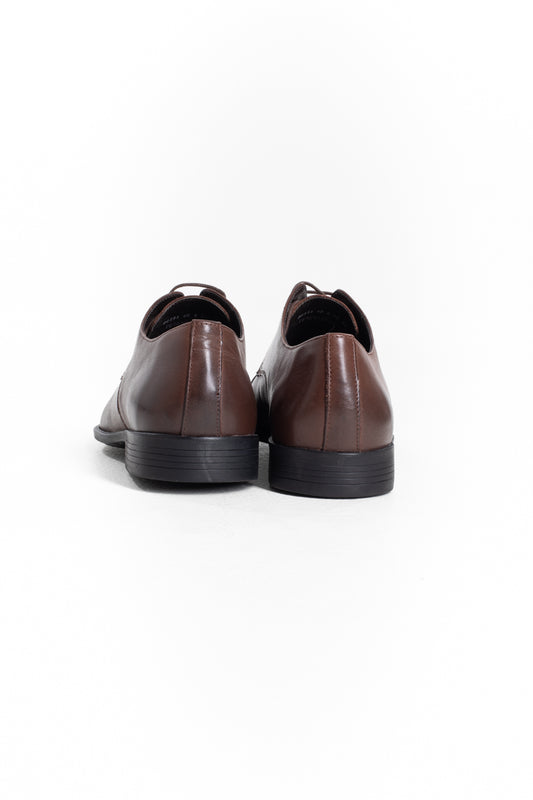 Sapato Social Amarrar Couro - Preto
