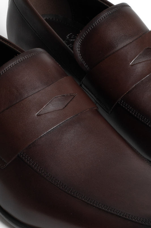 Sapato Mocassim Gravata Extra - Marrom Avermel