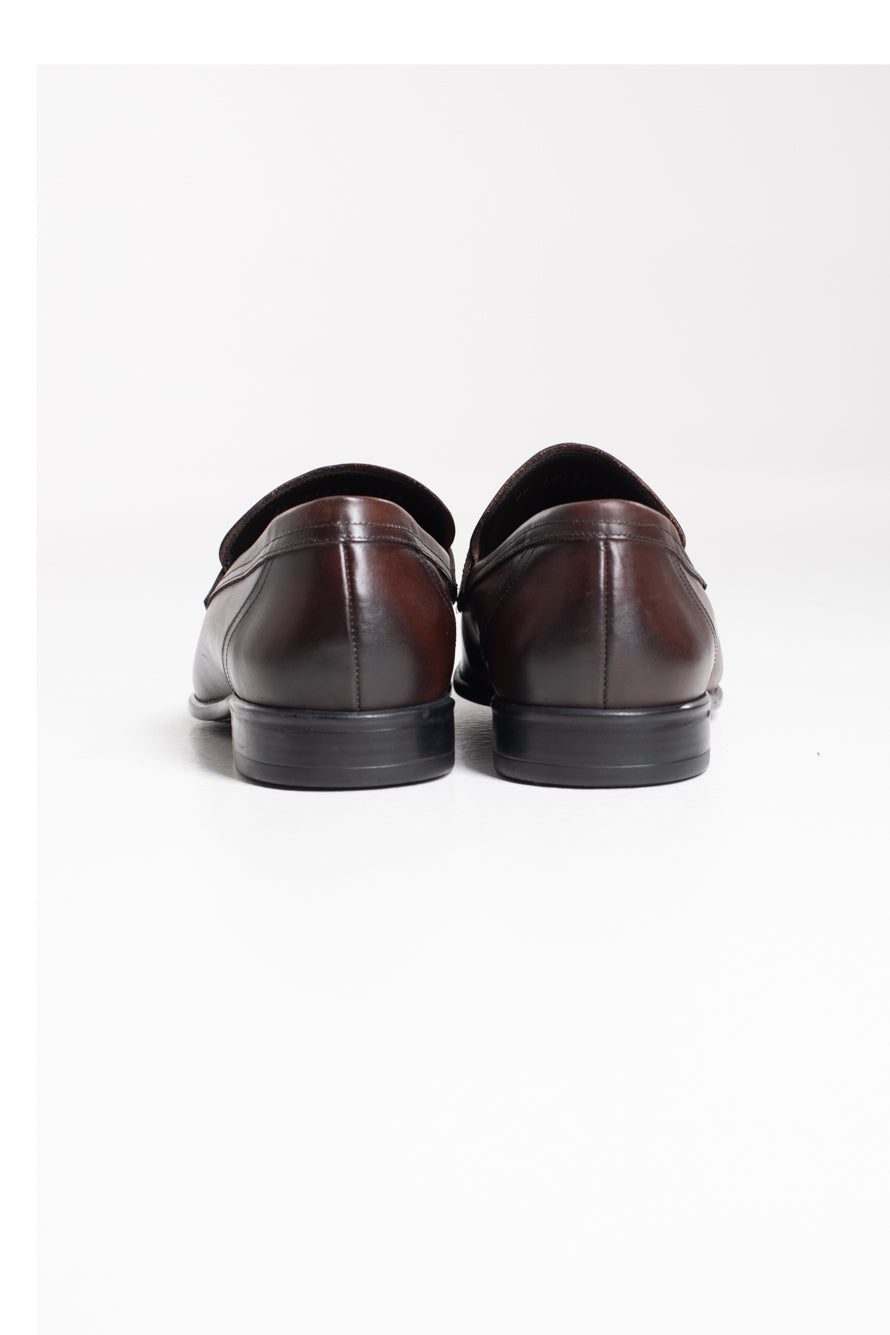 Sapato Mocassim Gravata Premium - Marrom