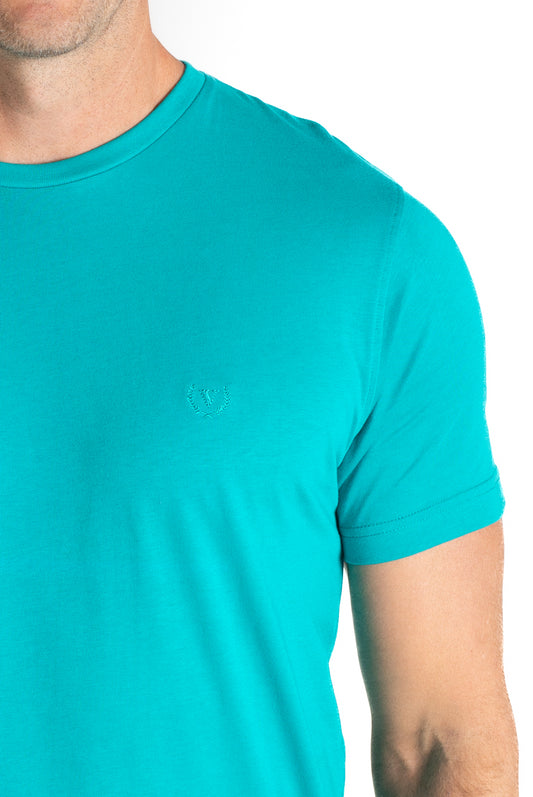 Camiseta Careca Lisa - Turquesa