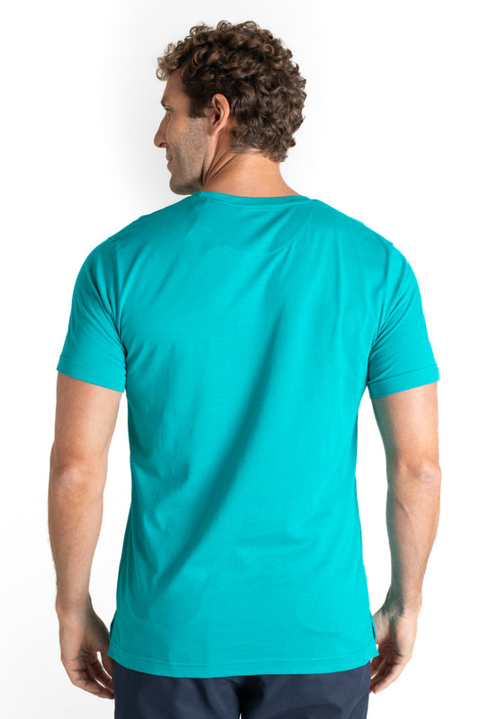 Camiseta Careca Lisa - Turquesa