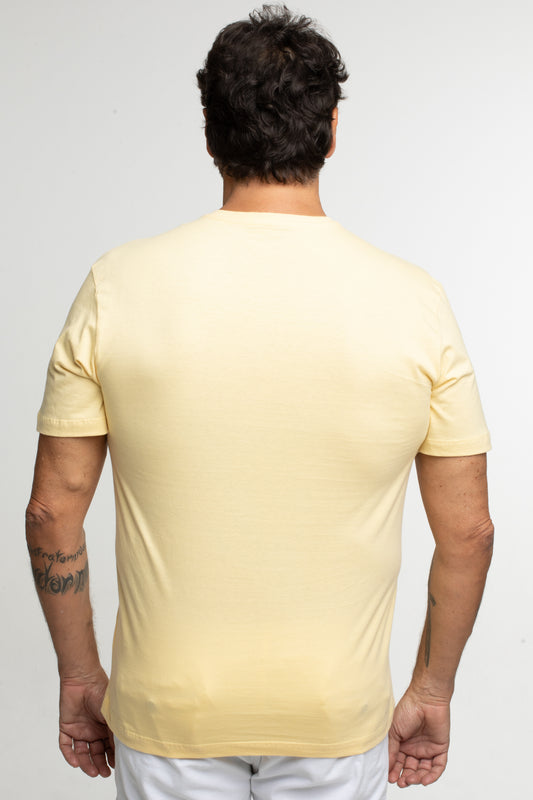 Camiseta Gola Careca State Park - Amarelo