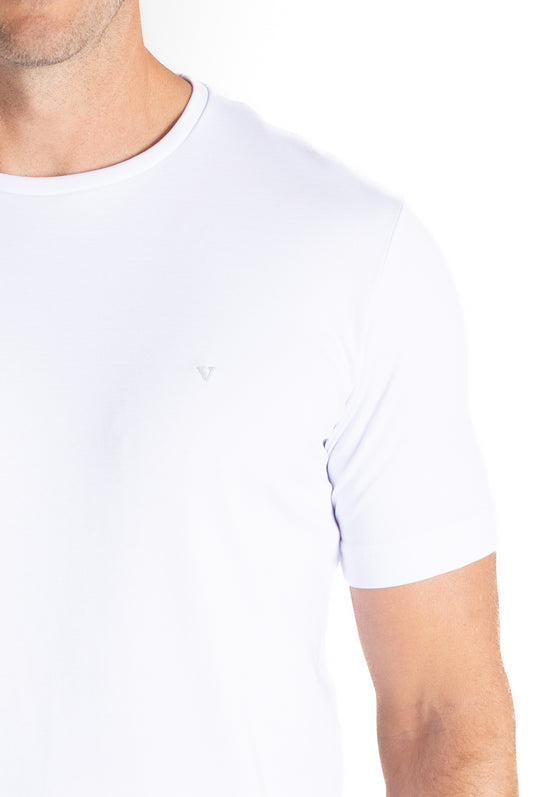 Camiseta Lisa Interlock Pima - Branco