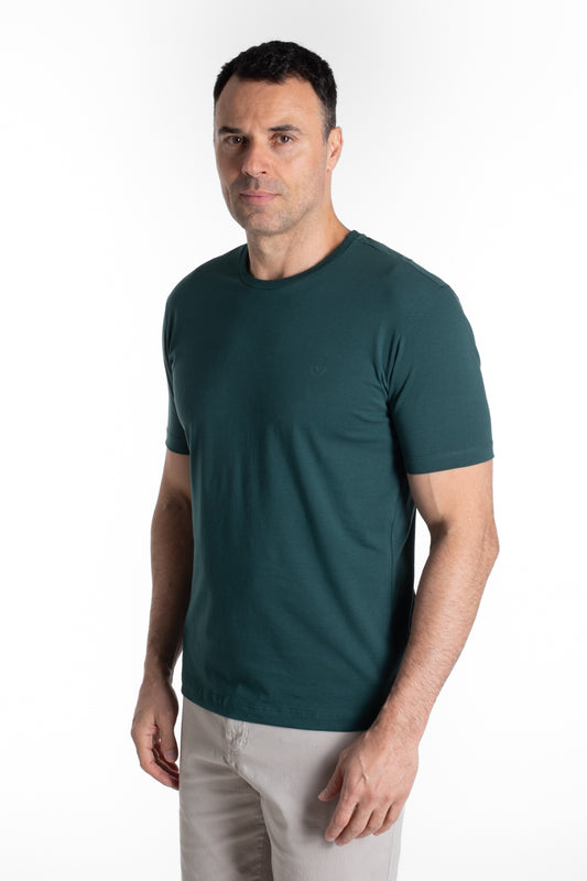 Camiseta Manga Curta Algodão Soft - Verde