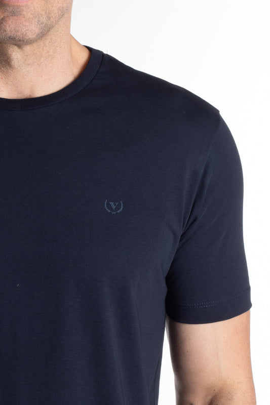 Camiseta Manga Curta Algodão Soft - Marinho