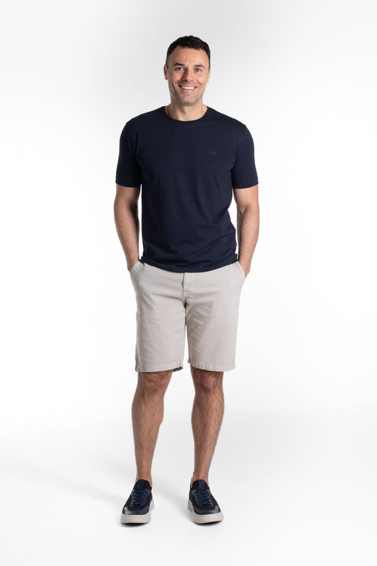 Camiseta Manga Curta Algodão Soft - Marinho