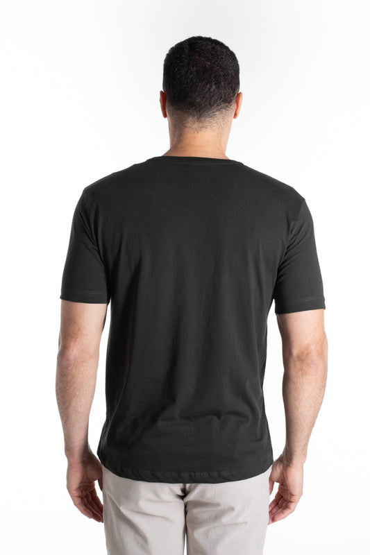 Camiseta Manga Curta Algodão Soft - Verde Floresta
