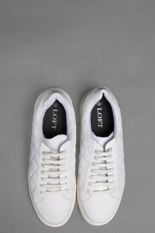 Tênis Nylon Matelasse - Branco