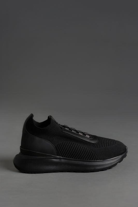 Tênis Malha Cano Alto Extralight - Preto