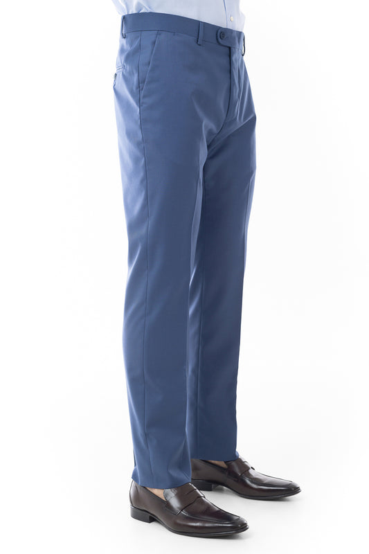 Terno Extra 2 Botões Slim - Azul.