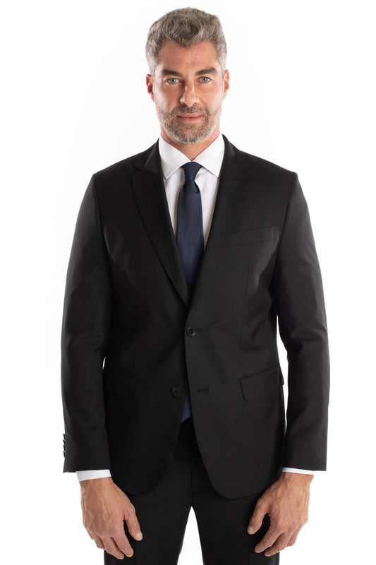 Terno Extra 2 Botões Slim - Preto