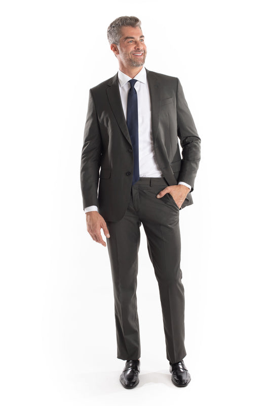 Terno Extra 2 Botões Slim - Verde Escuro
