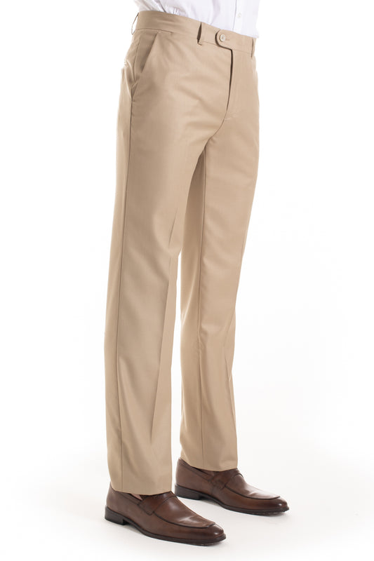Terno Extra 2 Botões Slim - Kaki Claro