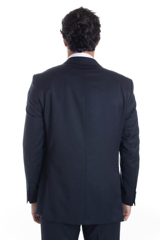 Terno Com Colete Liso Cerimônia Premium - Azul Noite