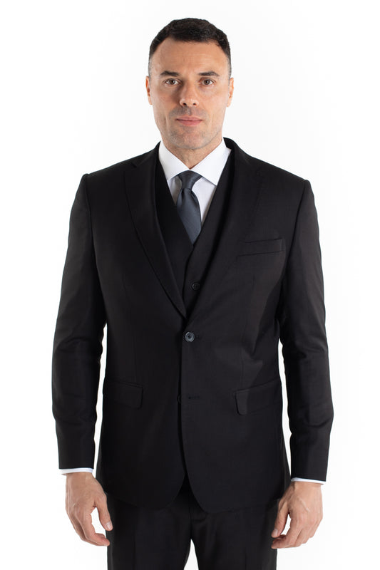 Terno Cerimônia Poliviscose - Preto