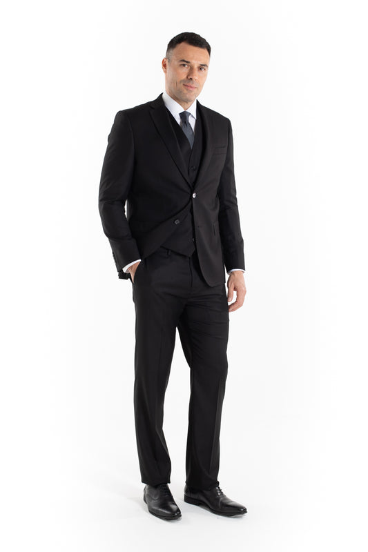 Terno Cerimônia Poliviscose - Preto