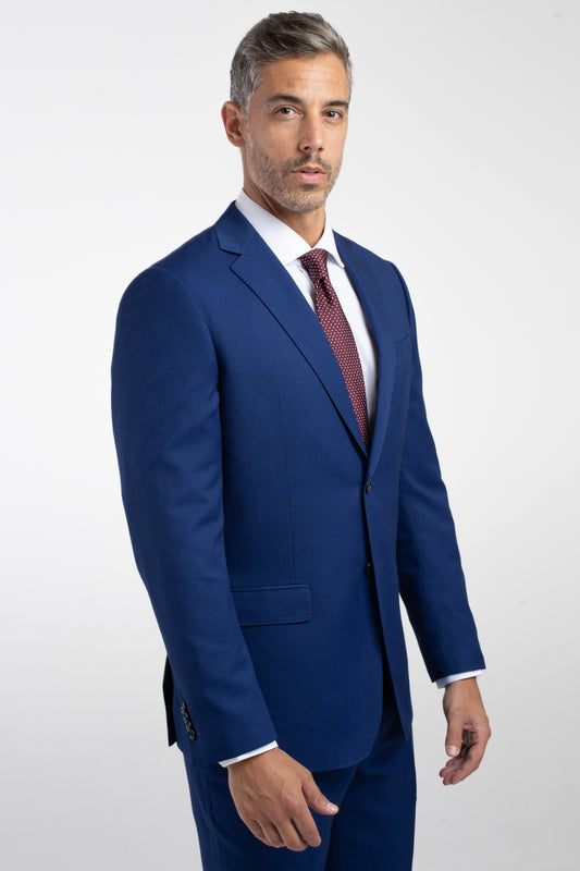 Terno 2 Botões Slim Liso Poliviscose - Royal