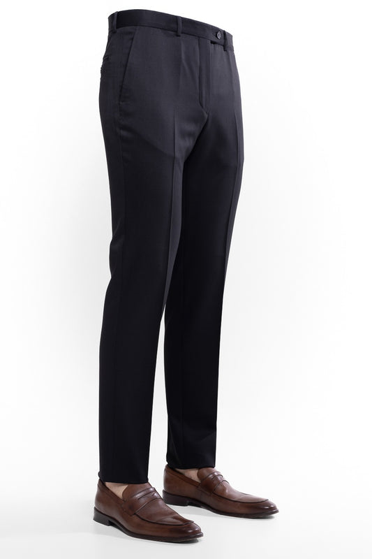 Terno Super 120 Liso Slim Bristol - Preto