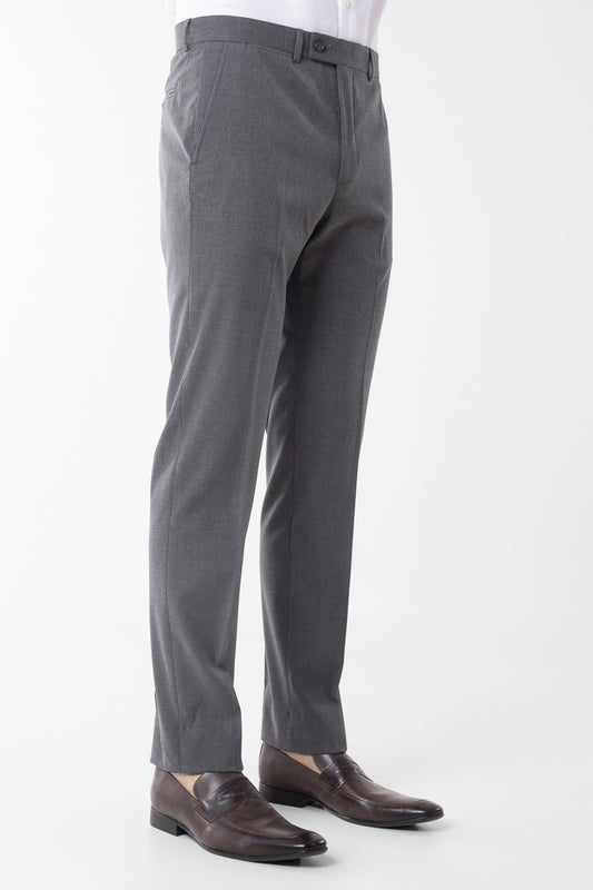 Terno Slim Cambridge Liso - Cinza Escuro