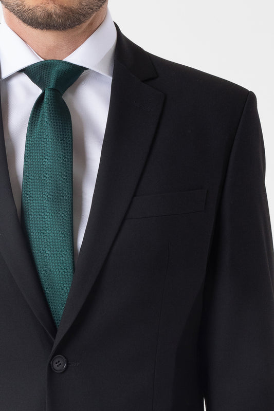 Terno Slim Cambridge Liso - Preto