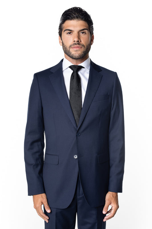 Terno Slim Liso Extra - Marinho