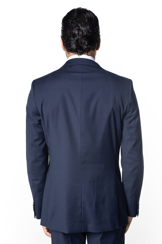 Terno Slim Liso Extra - Marinho