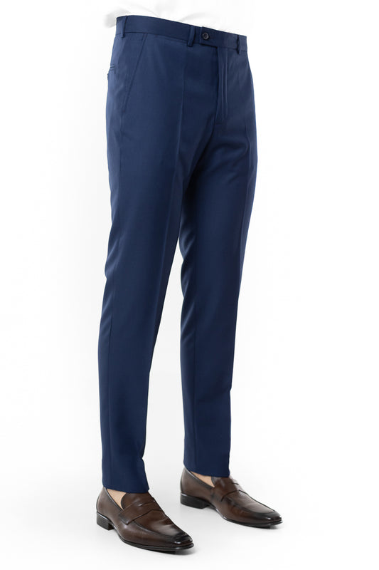 Terno Liso Slim Cambridge - Azul Escuro