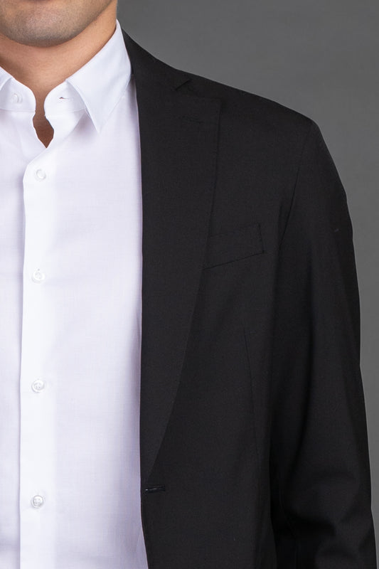 Terno Com Forro Slim Fantasia - Preto