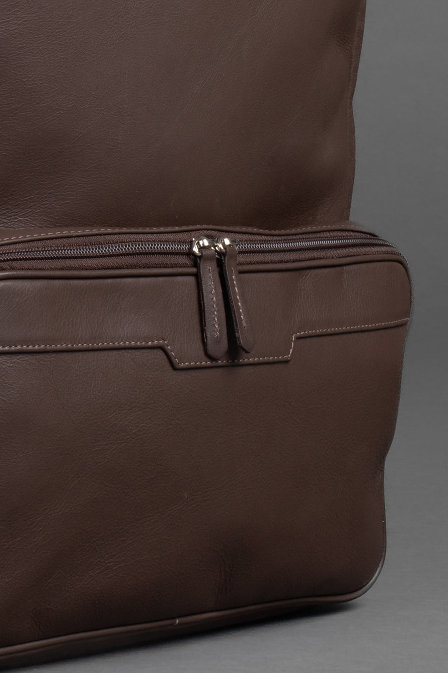 Mochila Bolso Retangular - Marrom