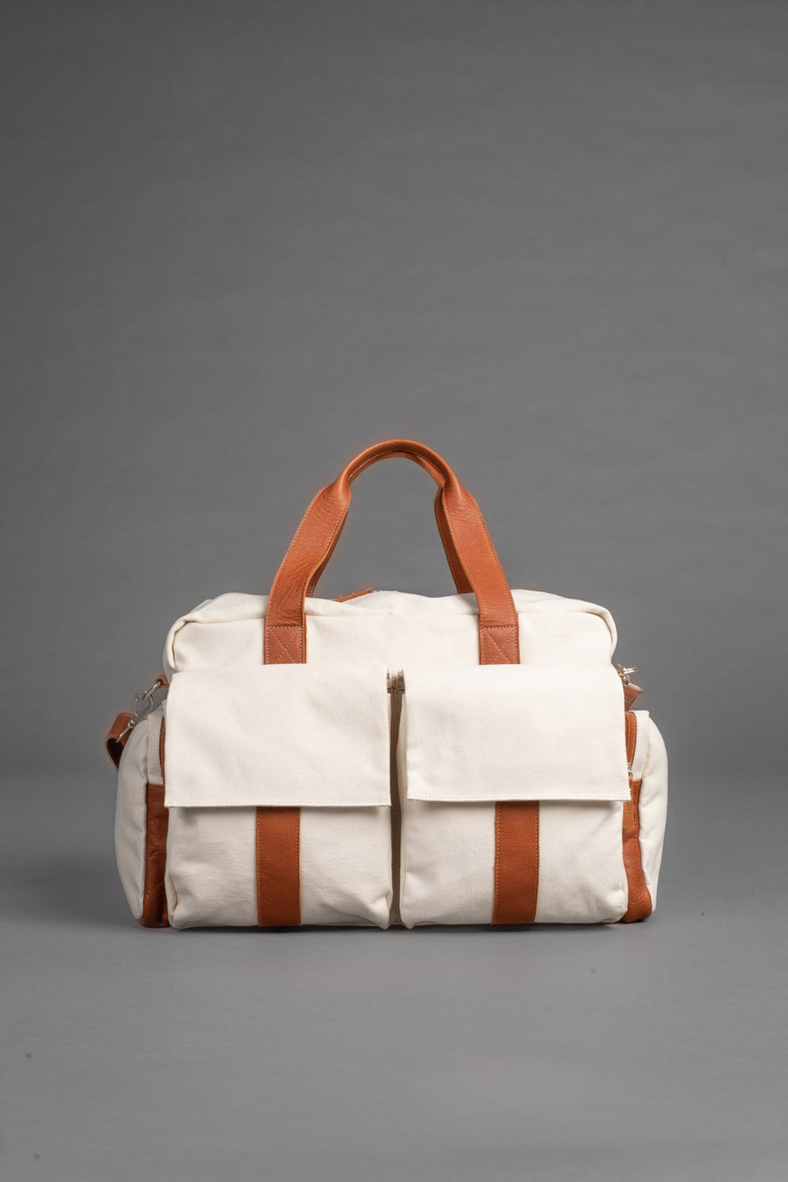 Mala Lona 2 Bolsos - Cru