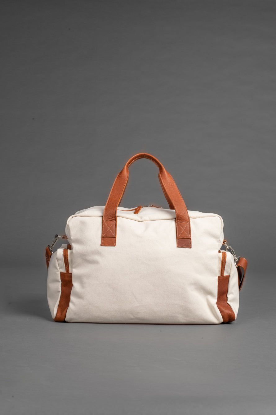 Mala Lona 2 Bolsos - Cru