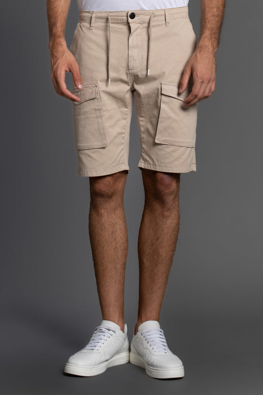 Bermuda Cargo Com Cordão - Khaki