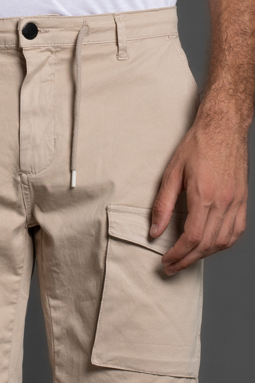 Bermuda Cargo Com Cordão - Khaki