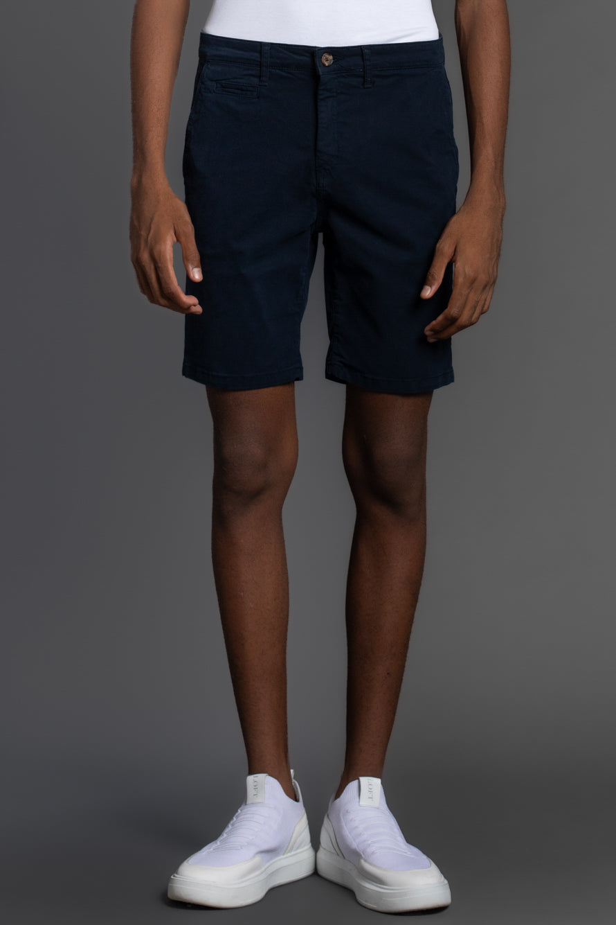 Bermuda Chino Clássica - Marinho