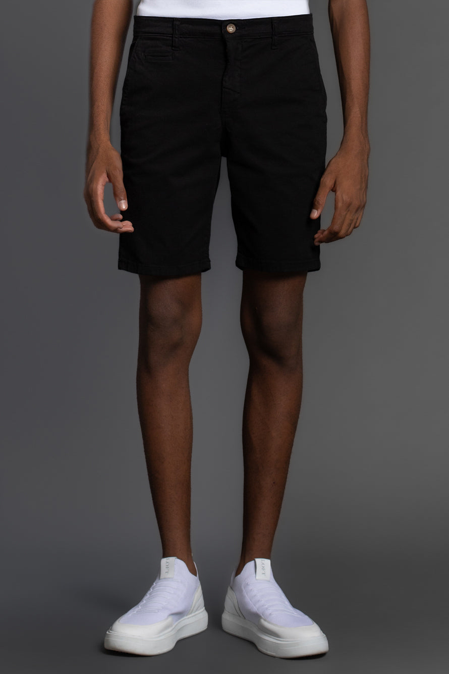 Bermuda Chino Clássica - Preto