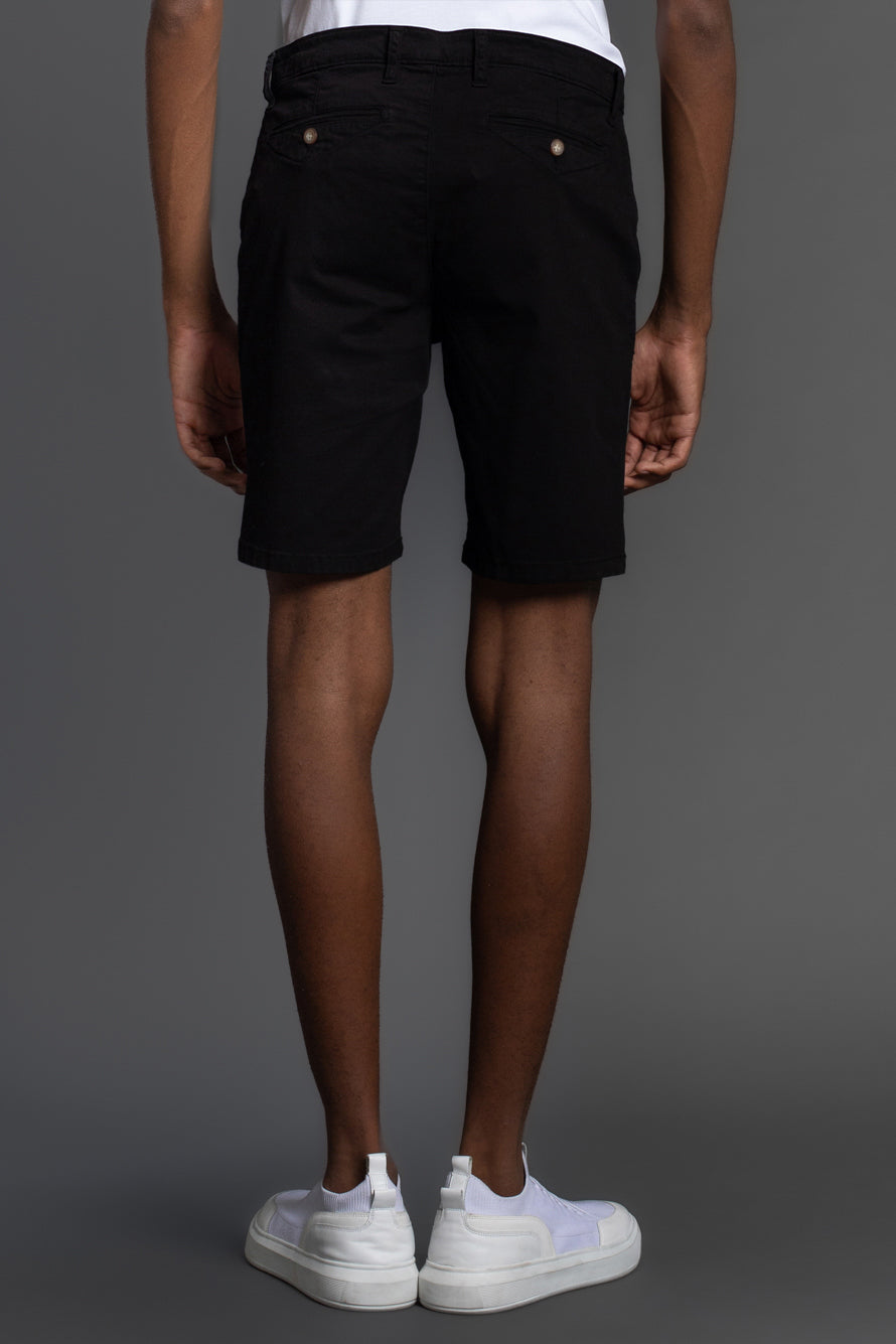Bermuda Chino Clássica - Preto