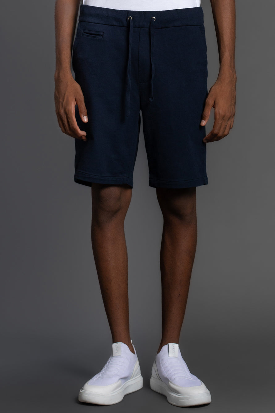 Bermuda Chino Moletom - Marinho