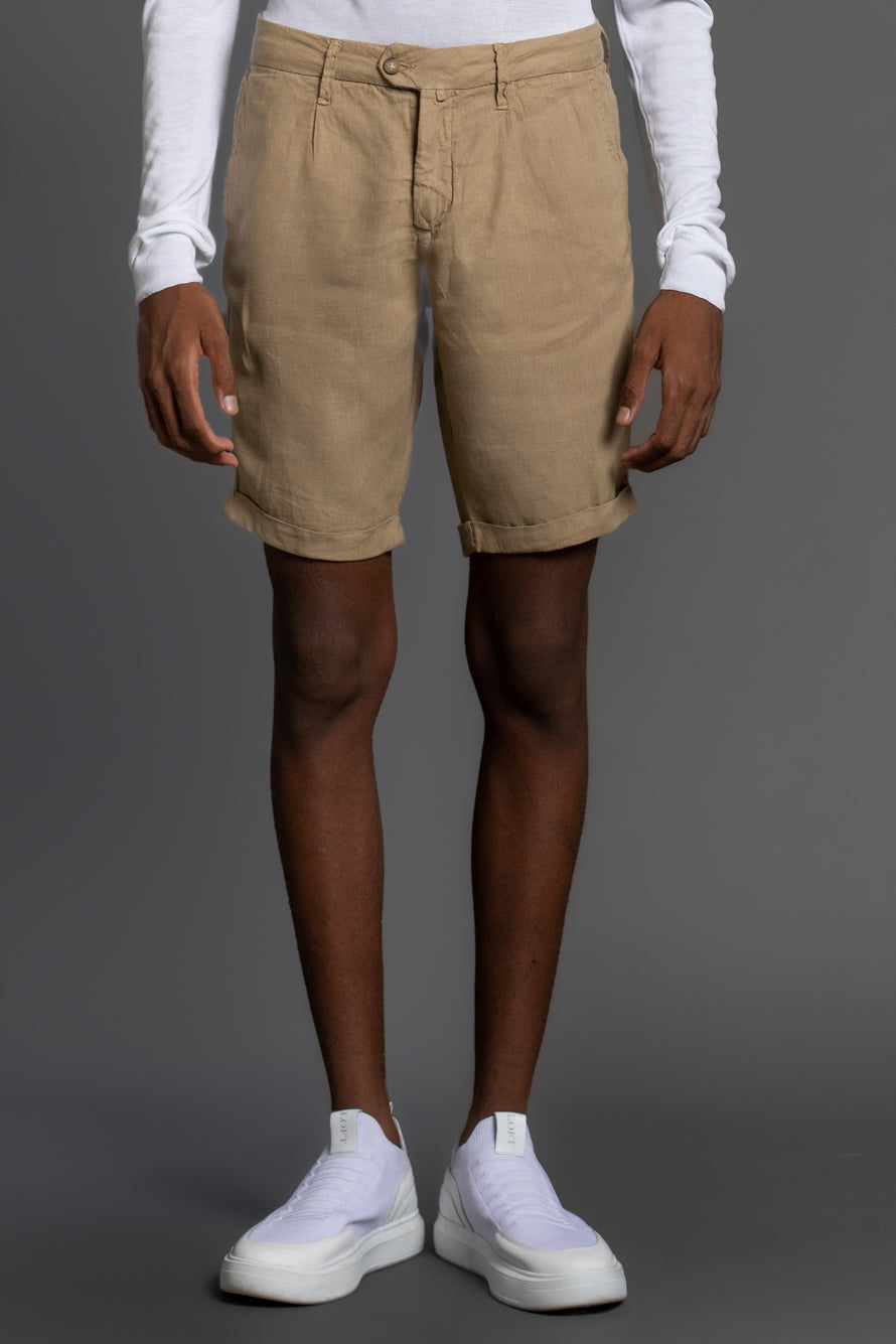 Bermuda Linho - Khaki