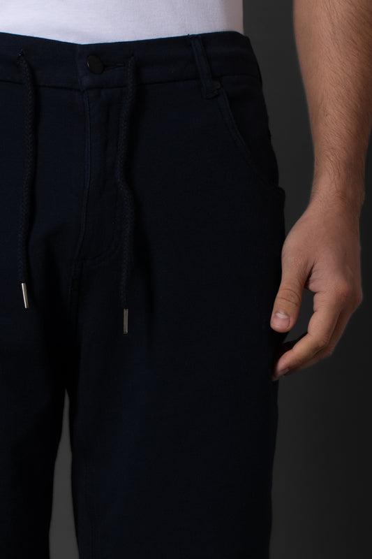 Bermuda Slim Moletom 5 Bolsos - Marinho