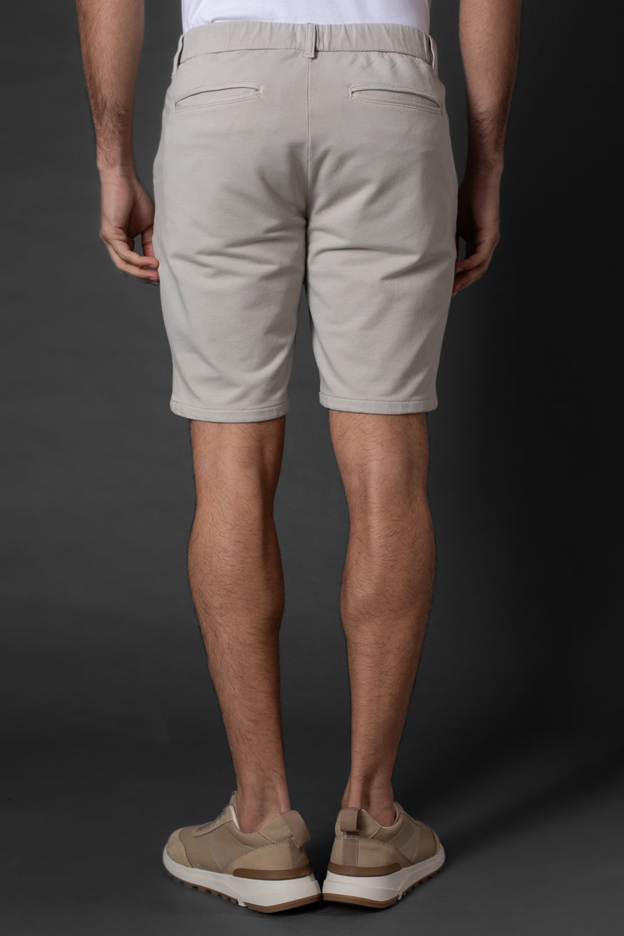Bermuda Slim Moletom 5 Bolsos - Areia