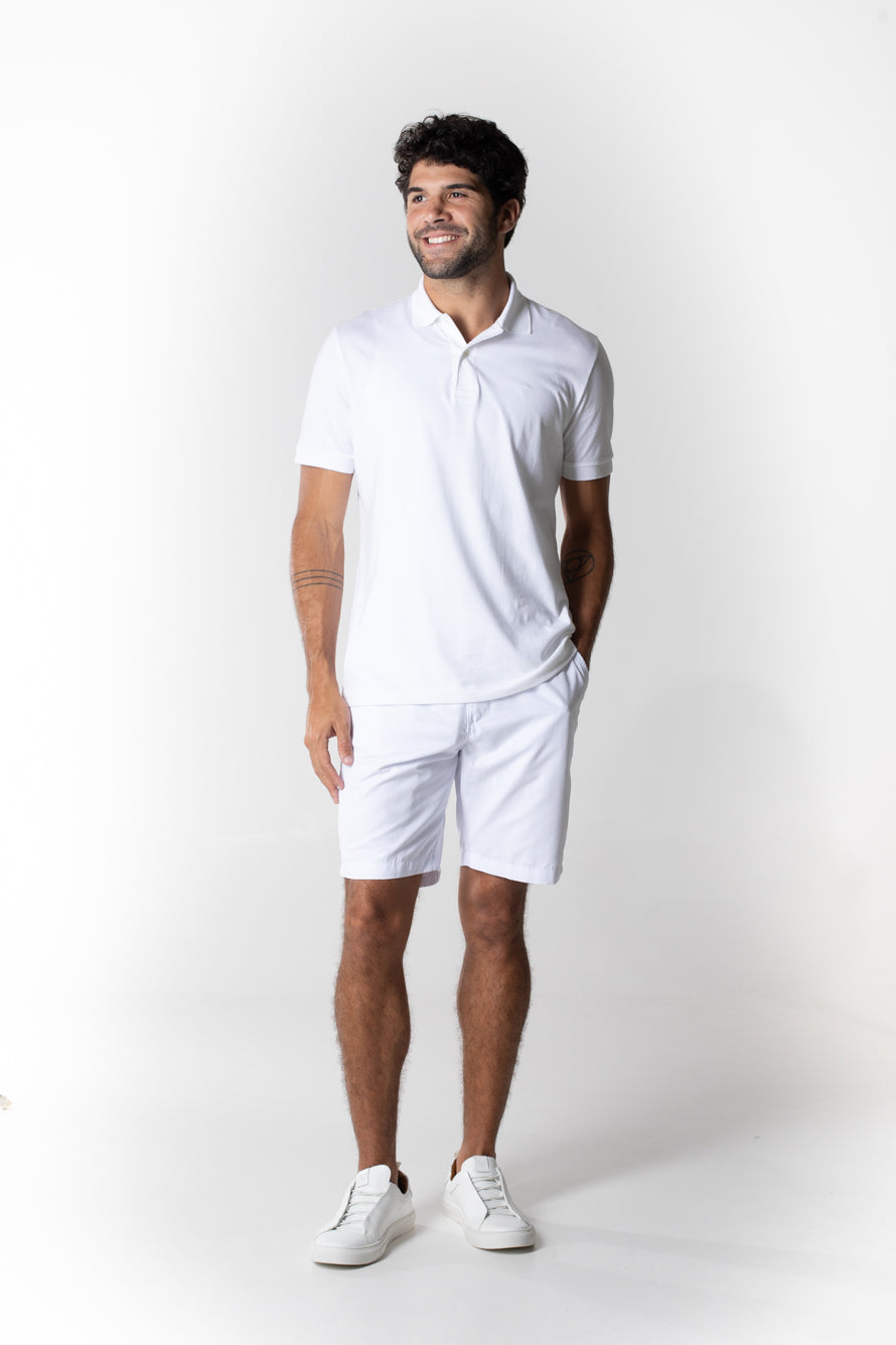 Bermuda Riviera Bolso Faca Tecnológico - Branco
