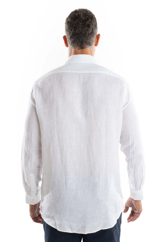 Camisa Manga Longa Linho - Branco