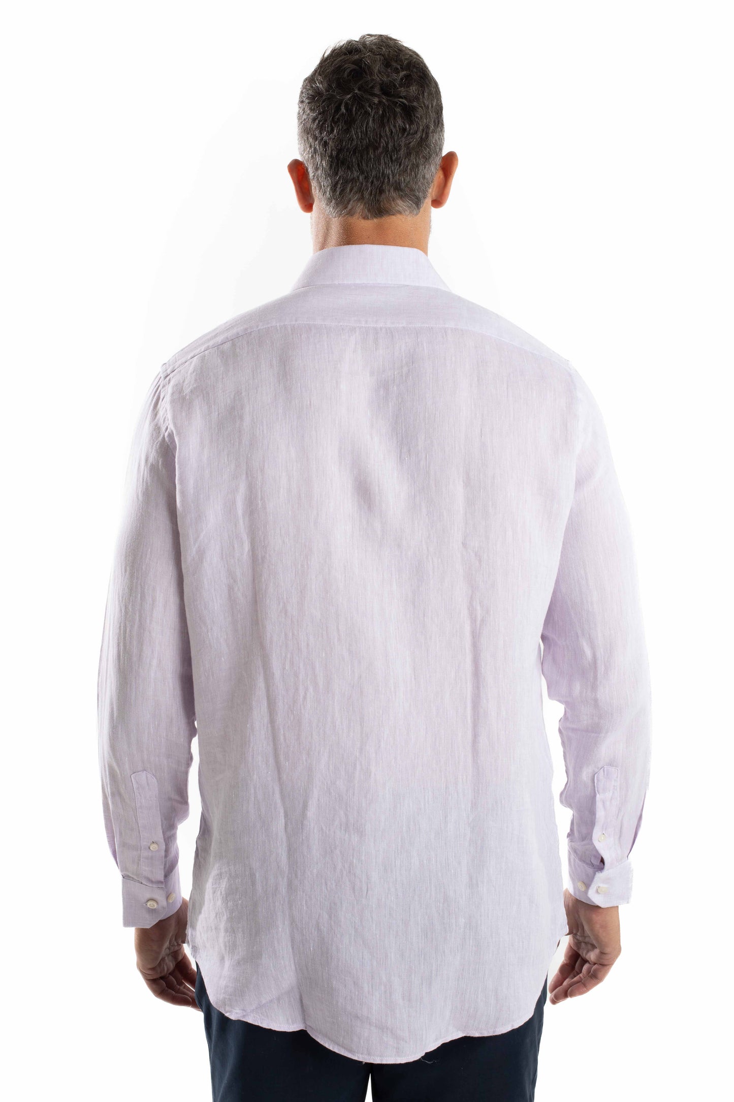 Camisa Manga Longa Linho - Lilas