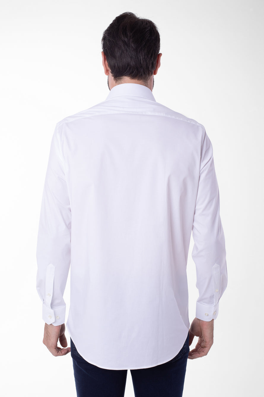 Camisa Manga Longa Lisa - Branco