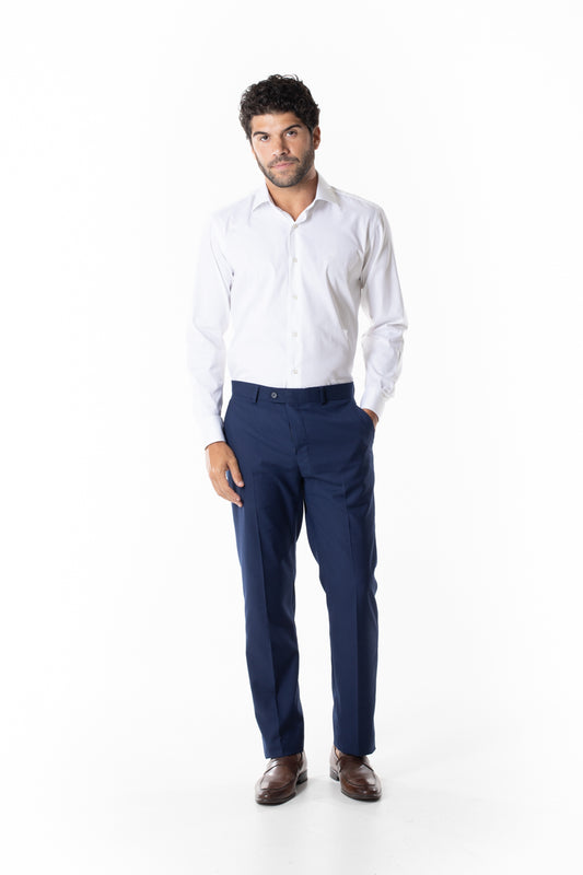 Camisa Manga Longa Slim Lisa - Branco