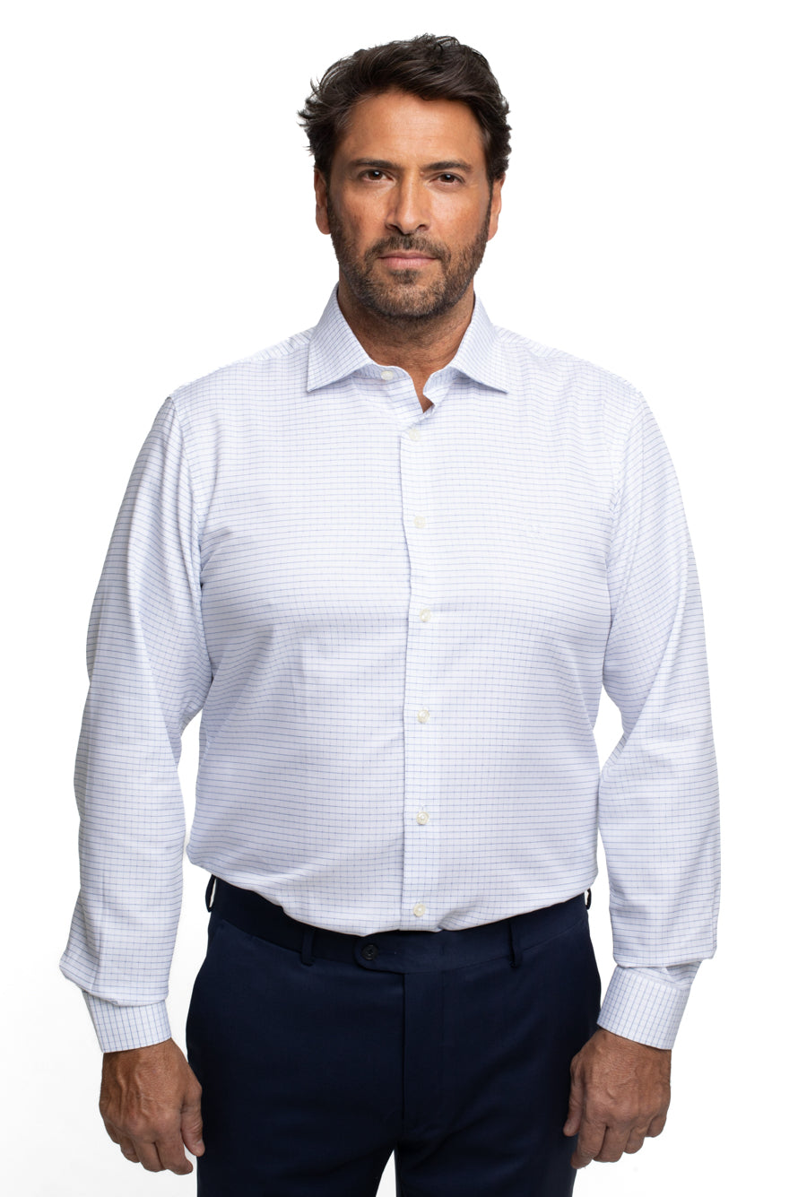 Camisa Slim Manga Longa - Branca