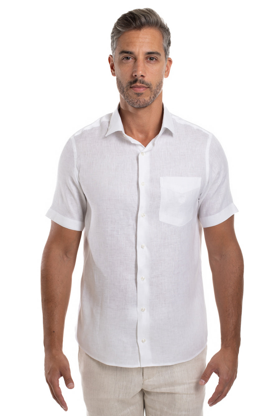 Camisa Regular Manga Curta - Branco