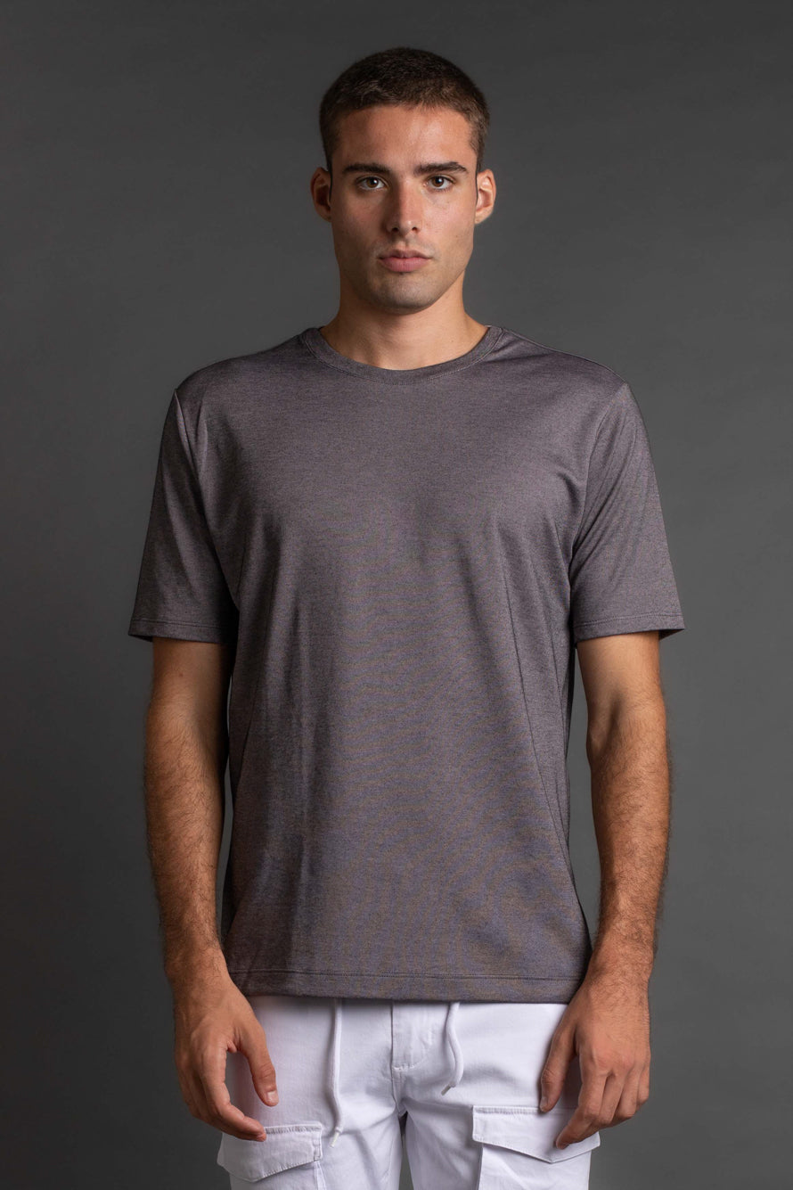 Camiseta Manga Curta Gola Redonda - Preto