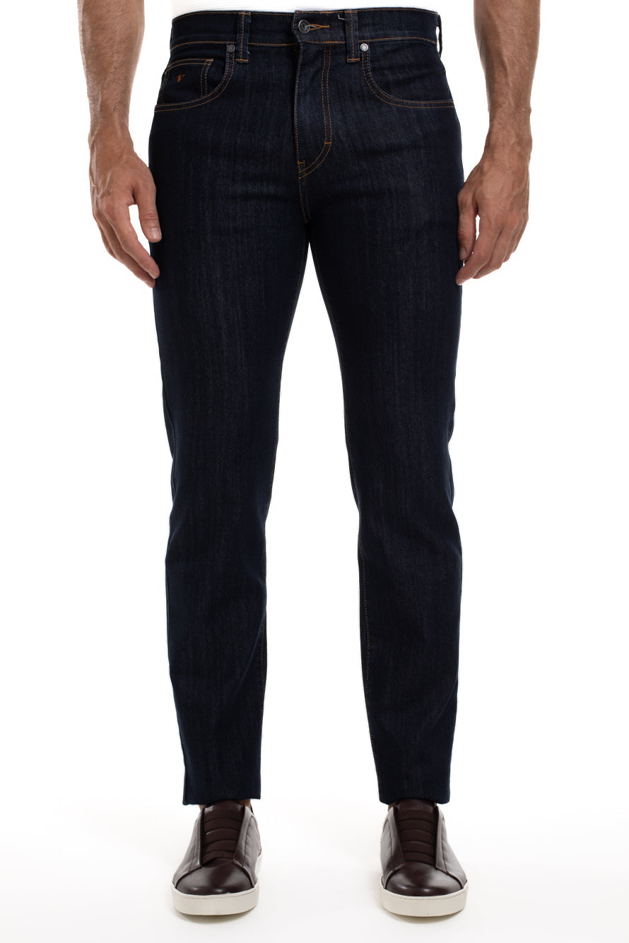 Calça Jeans 5 Bolsos Premium - Azul Escuro